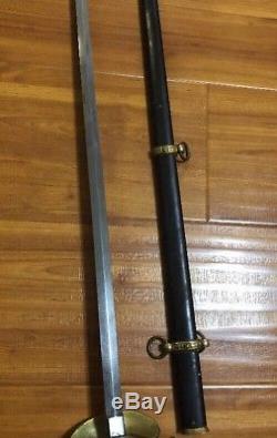 Clean Rare Model 1860 Field/staff Officer Sword, American CIVIL War
