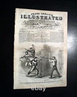 Colonel Elmer E. Ellsworth 1st Assassination Prints Civil War 1861 old Newspaper