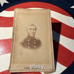 Confederate Cdv Civil War Photo Bragg #10 Neat Story