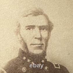 Confederate Cdv Civil War Photo Bragg #10 Neat Story