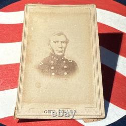 Confederate Cdv Civil War Photo Bragg #10 Neat Story