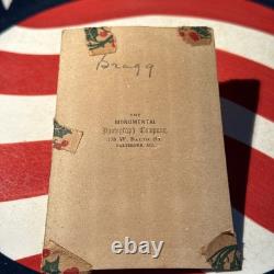 Confederate Cdv Civil War Photo Bragg #10 Neat Story