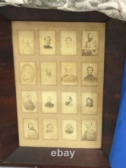 Confederate Cdv Civil War Photo Bragg #10 Neat Story