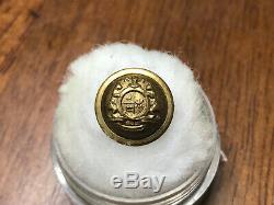 Confederate Civil War Missouri State Seal Staff Militia Cuff Button