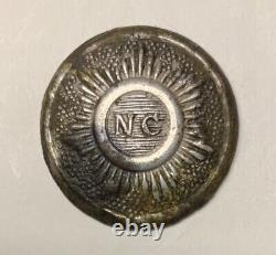 Confederate Civil War North Carolina Local Coat Button