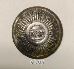 Confederate Civil War North Carolina Local Coat Button