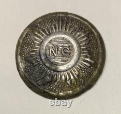 Confederate Civil War North Carolina Local Coat Button