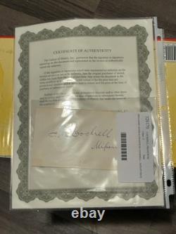 Confederate General Francis Marion Cockrell Autograph Civil War