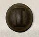 Confederate Infantry Cast I Civil War Coat Button