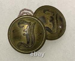 Confederate Infantry Civil War Coat Buttons