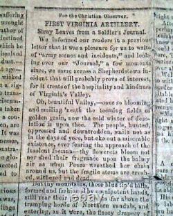 Confederate Jefferson Davis Day of Thanksgiving Proclamation Civil War 1865 News