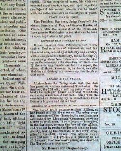 Confederate Jefferson Davis Day of Thanksgiving Proclamation Civil War 1865 News