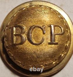 Confederate Maryland Bcp Baltimore City Police CIVIL War Coat & Cuff Button