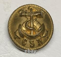 Confederate Navy Officers Civil War Coat Button