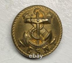 Confederate Navy Officers Civil War Coat Button