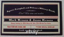 Confederate Officer With Daughters Tintype Civil War Photograph