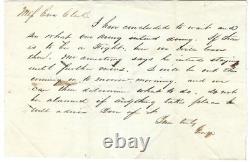 Confederate Soldier Informs Girlfriend Of Enlistment, Possible Battle In TN