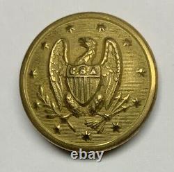 Confederate Staff Officers Civil War Coat Button