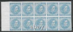 Confederate States, 1862, Scott #6, Block of 10, Mint, Never Hinged