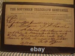 Confederate The Southern Telegraph Companies Discharged Confederate Soldiers