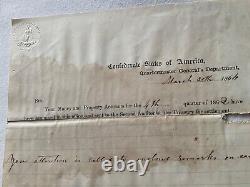 Csa Quartermaster General Questions Account In 1862 Note Returns Treasury E8
