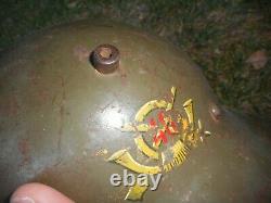 Czech Spanish Italian Fascist helmet VZ30 model rare Spanish Civil War