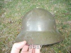 Czech Spanish Italian Fascist helmet VZ30 model rare Spanish Civil War