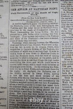 DAILY EVENING BULLETIN JUNE 29 1861 Bakers Calif Regt, Troops Move Through Phila
