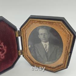 Daguerreotype Case Littlefield & Parsons Union Civil war, Antique