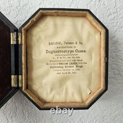 Daguerreotype Case Littlefield & Parsons Union Civil war, Antique