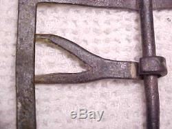 Dug Civil War CONFEDERATE Wishbone Frame Buckle Waist Belt Plate 100% ORIGINAL