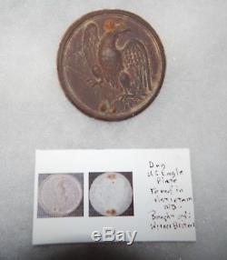 Dug Civil War US Eagle Breast Plate Antietam MD Breastplate