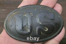 Dug Civil War Union US Belt Plate Winchester VA. Ex Harry Ridgeway