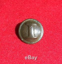 Dug Confederate Cast Infantry Civil War Button Relic CS Camp Dinwiddie Virginia