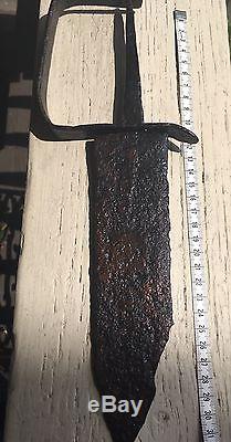 Dug D Guard Confederate Bowie knife Civil War CSA