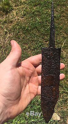 Dug D Guard Confederate Bowie knife Civil War CSA