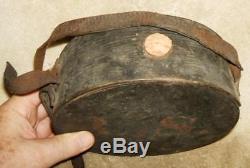 Early 1800's Pre Civil War U. S. Soldier's Wood Canteen