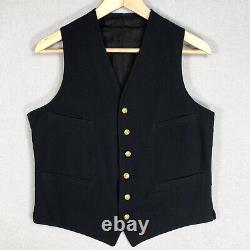 Early Antique Vintage USN US Navy Uniform Vest Officer WWI Civil War Wool J23