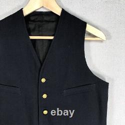 Early Antique Vintage USN US Navy Uniform Vest Officer WWI Civil War Wool J23