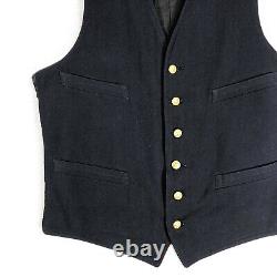 Early Antique Vintage USN US Navy Uniform Vest Officer WWI Civil War Wool J23