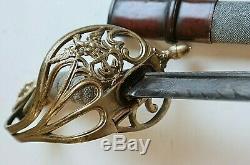 Early CIVIL War Naval Horstmann Confederate Eagle Head Officer Sword Ca 1845