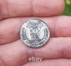 Early Silver Flat South Carolina button
