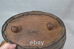 Early keg cask barrel wooden rundlet water rum whiskey 18th 19th c antique