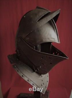 English Civil War close burgonet heavy cavalry helmet. Circa 1620