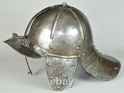 English / German Zischägge or Lobster Tail English Civil War Helmet C1650