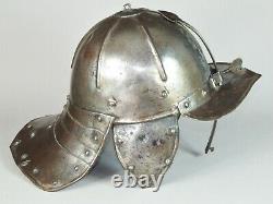 English / German Zischägge or Lobster Tail English Civil War Helmet C1650
