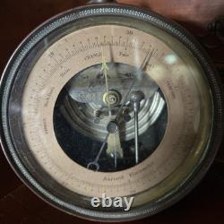 Engraved Android Barometer Depicting Civil War Engraving