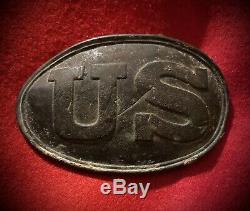 Excavated Civil War Puppy Paw US Belt Plate