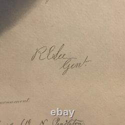 Exceedingly Rare Robert E. Lee Memorial Lithograph CSA Confederate Civil War
