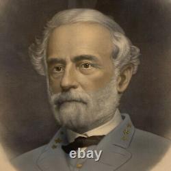 Exceedingly Rare Robert E. Lee Memorial Lithograph CSA Confederate Civil War